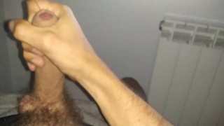 The MILK of this CHUBBY COCK, SLOWLY shoots her sweet and THICK nectar