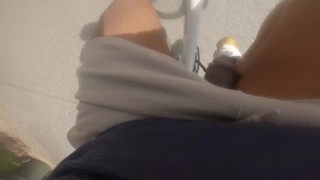 showing my fat dick in public 