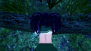 Kagome BLOWJOB in forest Inuyasha (3D Hentai)