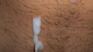 HORNY HAIRY GUY JERKING OFF AND NUTTING