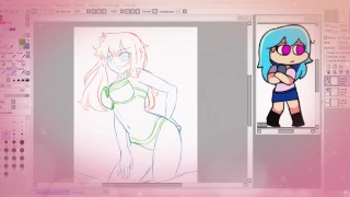 Speed Paint - Sky en traje de baño