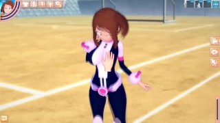 【エロゲーコイカツ！】僕のヒーローアカデミア 麗日お茶子3DCG巨乳アニメ動画(ヒロアカ)[Hentai Game Koikatsu! Ochaco Uraraka (Anime 3DCG Video