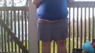 buttcrack flashing on porch