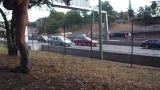 wanking near highway