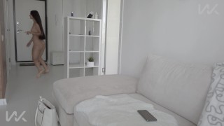 Deliveryman come with new toy when I shoot new solo video - nude delivery | wan2kiss