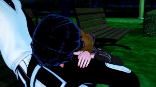 Mikasa Ackerman BLOWJOB and DOGGY at PARK (3D Hentai)