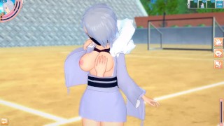 【エロゲーコイカツ！】僕のヒーローアカデミア 柳レイ子3DCG巨乳アニメ動画(ヒロアカ)[Hentai Game Koikatsu! Reiko Yanagi(Anime 3DCG Video)]