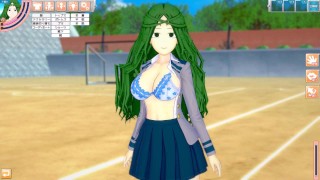 【エロゲーコイカツ！】僕のヒーローアカデミア 塩崎茨3DCG巨乳アニメ動画(ヒロアカ)[Hentai Game Koikatsu! Ibara Shiozaki (Anime 3DCG Video)]