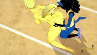 Pokemon Hentai Furry - Lucario x Pikachu hard sex