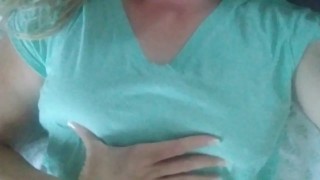 Chest massage after the gym 