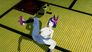 GENSHIN IMPACT Kujou Sara unstoppable sex session (3D HENTAI)