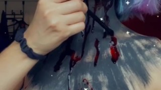 Dancing & Bong Rips in Halloween Cosplay