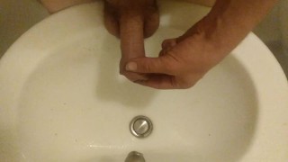 Peeing On My Hand, In A Sink