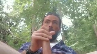 Public park jacking off trying to not get caught