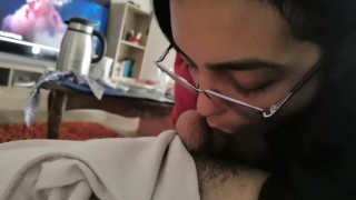 WET BLOWJOB - CUM ON MY ASS