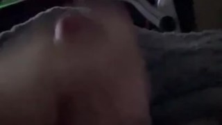 Chubby guy jerking off.