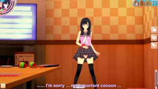 3D/Anime/Hentai: Hot couple Secretly Fuck after school in the Karaoke Room !!