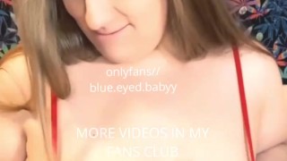 HORNY BLONDE MILF PLAYS WITH TITTIES-MORE ON ONLYFANS/blue.eyed.babyy