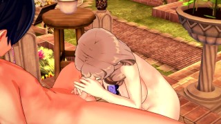 LISA BLOWJOB AND COWGIRL GENSHIN IMPACT (3D HENTAI)
