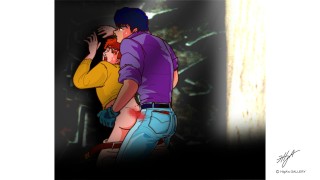 ANIME - A Man Shaking Hips