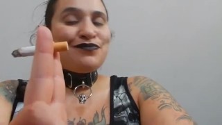 SMOKING POV FROM A TRASH BIN