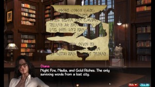 TREASURE OF NADIA 17 - DIANA KEEP A SECRET WITH A MAP WITH ME, I NEED TO REWARD HER