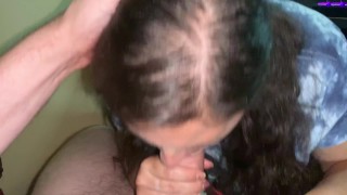Otaku wishes for Weeb Girlfriend. She appears and sucks his dick cums on her face.