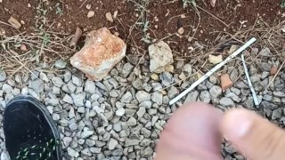 Alpha man pissing 