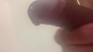 Interracial Guy Gives Himself Handjob In The Shower