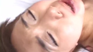 Demure bathing asian babe banged