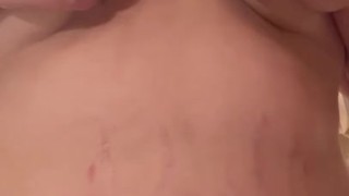 Lonely Milf plays and bounces own tittys 
