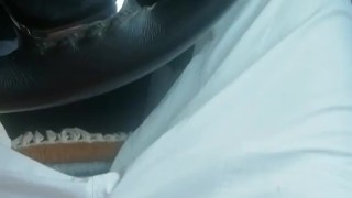 NEW VIRAL | Just boring in car and teasing pussy | Angel Fowler 