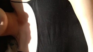 cumming while husband is at work