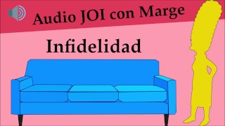JOI con Marge. Infidelidad en casa de los Simpsons.