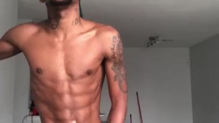 Hot Guy Shows Off His Body & Thick Black Dick! ONLYFANS: BIGPIMPINDON