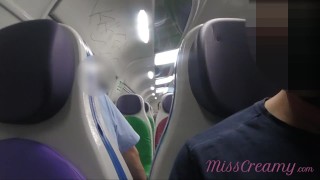 Public pussy flash in the train.Sexy girl touches her pussy in front of people Real Risky