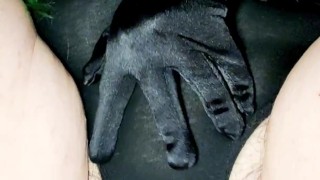 Pantycore: Teasing a Wet Spot Into My Black Cotton Panties