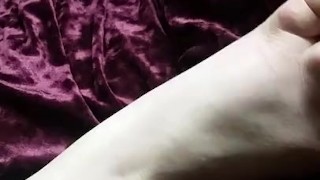 First of many feet videos to cum