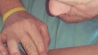 Rubbing, Licking and Fingering, Ending In Thick Mumma Little Squirt 