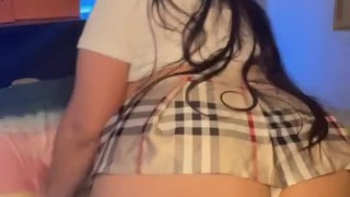 Titty drop and twerking with cute thick Asian Anya