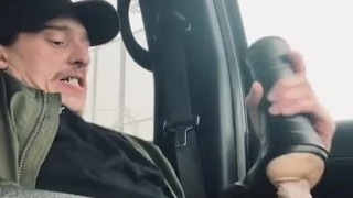 Fucked this fleshlight so hard in public (huge blast) 