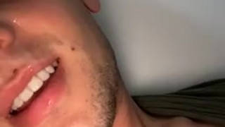 Was edging for so long until I hit my face with my huge load