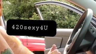 Showing grandpa what he's missing, letting some man watch me playing with my dick!