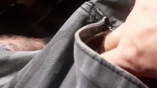 DIY CLOSE UP HUBBY STROKES SOFT COCK TIL HARD, I RUB MY HARD BBW CLIT TO CUM THEN HE JERKS N CUMS