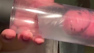 Teaser Pump while looking at my new Toy