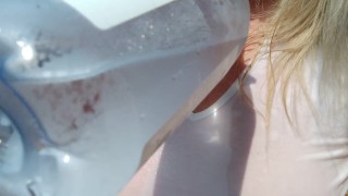 My Tshirt and pussy is wet for you baby