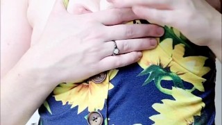 Alt Amelia Plays With Her Cute Soft Titties 