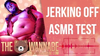 Gay Bear jerking off and cumming ASMR [Audio]