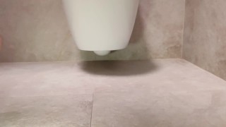 My sexy trans feet in the toilet