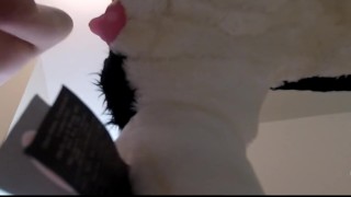 Sex with plushie doll